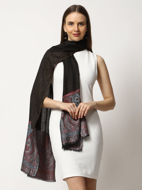Women's Jamawar Wool Stole